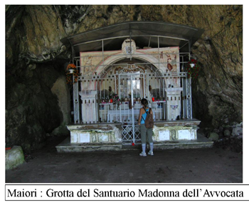 Maiori: Grotta del Santuario Madonna dell'Avvocata