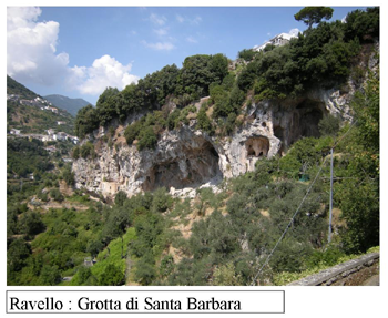 Ravello: Grotta di Santa Barbara