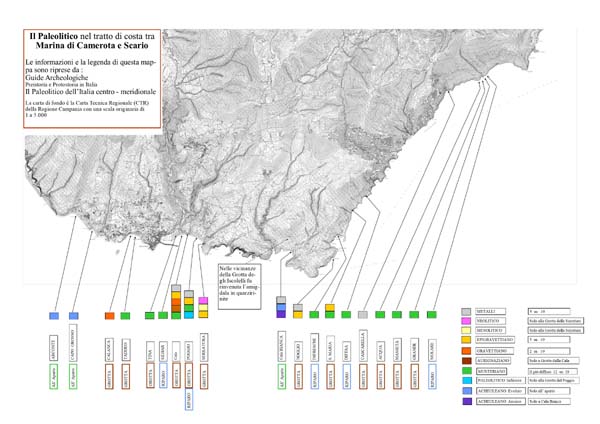 Mappa del Cilento