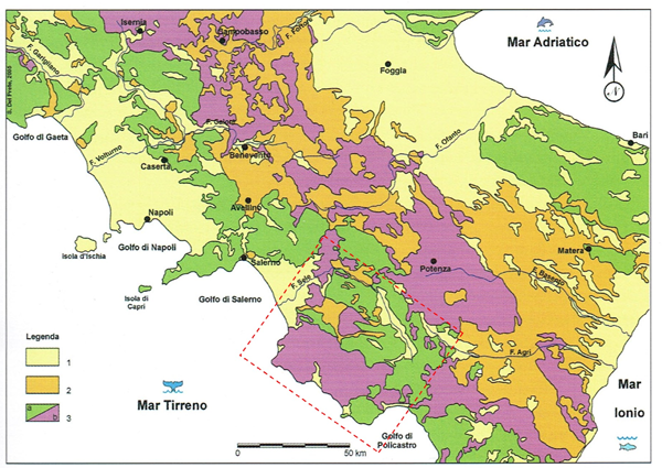 Schema Geologico della Campania