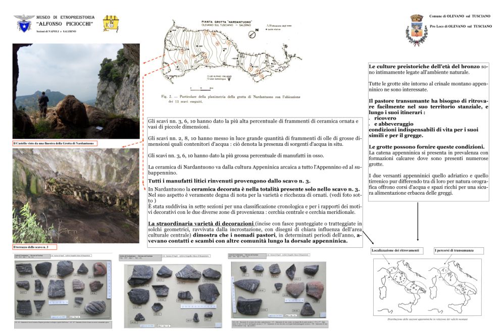 Ritrovamenti reperti Grotta Nardantuono